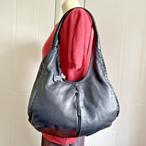 Radley black leather shoulder - leather,