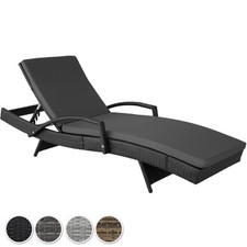 Rattan Sun Lounger Aluminium