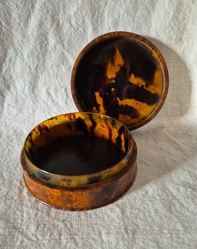 Antique french faux tortoise - faux,