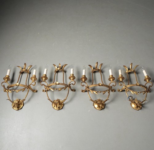 Set italian gilt - 4, metal