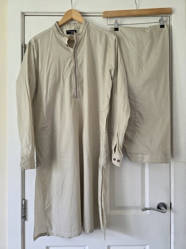 Men beige embroidered - beige,