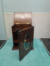 Vintage Oak Smoker’s Cabinet