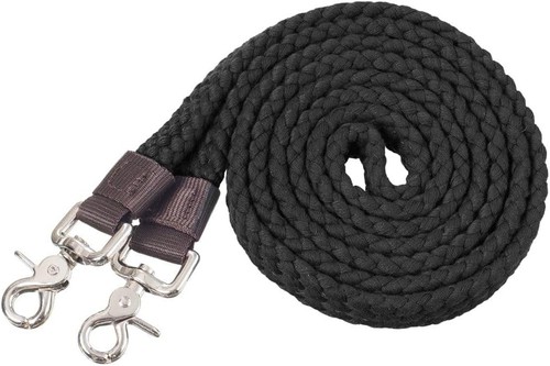 Tough pro cotton roping rein - cotton,