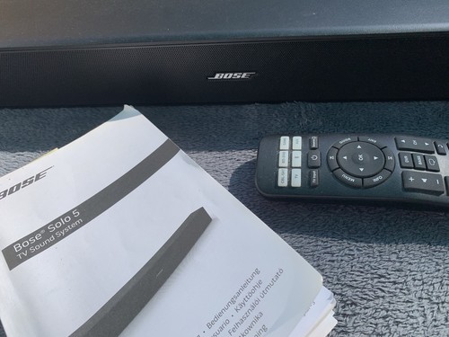 Bose solo sound system - tv,
