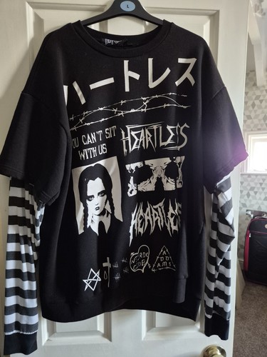 Heartless wednesday adams top - adams,
