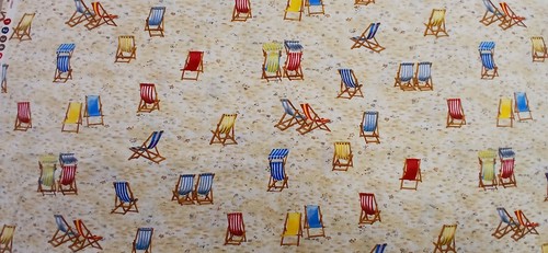 Beach print cotton beside - print, cotton,