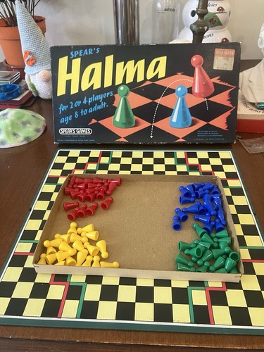 Vintage spears halma board - halma,