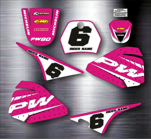 Yamaha pink graphics - pw,
