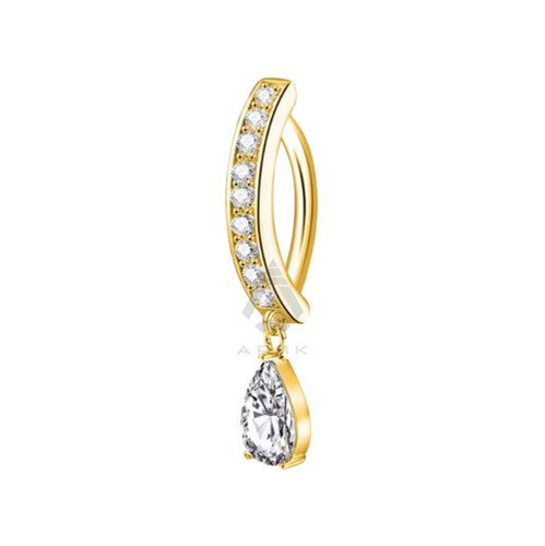 Belly bar button ring navel - bar,