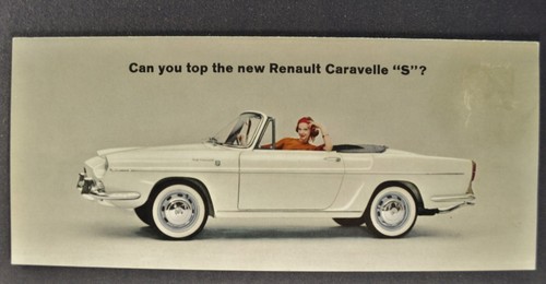 1963 renault caravelle - renault,