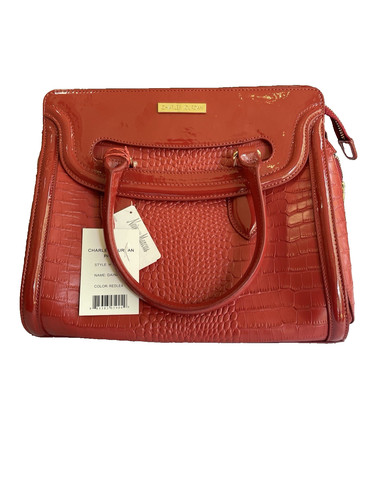 Charles jourdan paris red croc - paris,