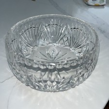 Beautiful Edinburgh Crystal Round Fruit Bowl Excellent Condition 