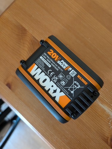 Worx wa3502 20v 0ah battery - wa3502,