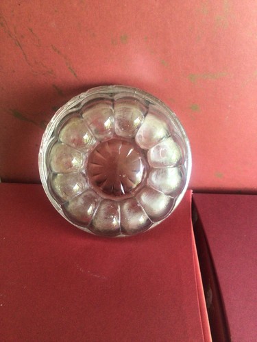 Glass jelly mould vintage - jelly,