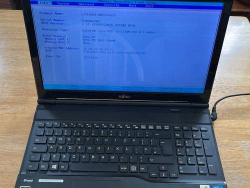 Fujitsu lifebook ah532 g21 - fujitsu, 4g