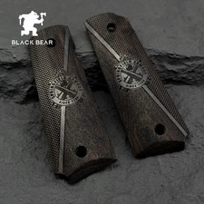 Ebony 1911 Grips with