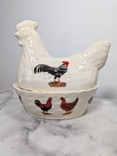 Vintage chicken egg holder - vintage,