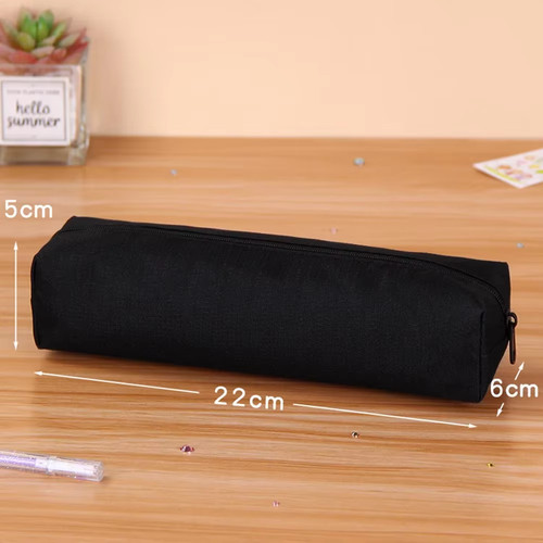 Portable large pencil case zip - large,