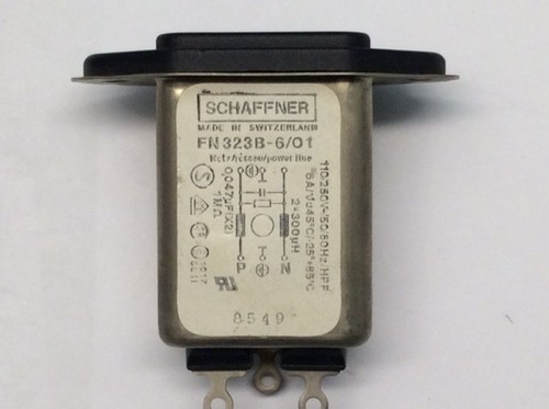 Schaffner fn323b mains - schaffner, fn323b-6/01