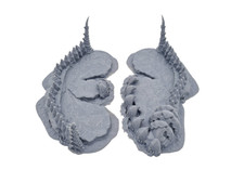 Alien Hills & Defense Walls 3D