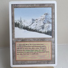 1x Taiga MTG NM Revised English Dual Land (amazing condition, see pics!)