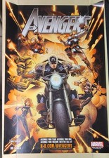 The Avengers Harley Davidson Marvel Movie Promo Poster with Captain America 2012