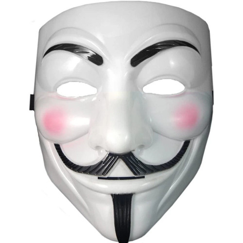 Fancy face mask hacker - face,