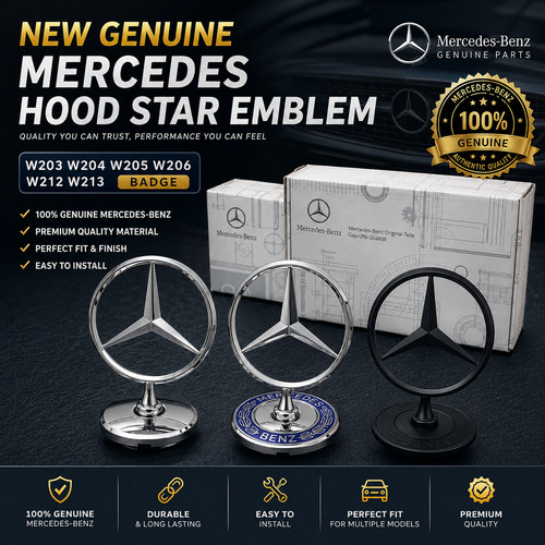 New genuine mercedes hood - new,