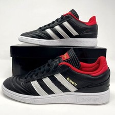 Adidas Busenitz Skate Shoes Mens 7.5 Black Metallic Red Samba Soccer IF4620 New