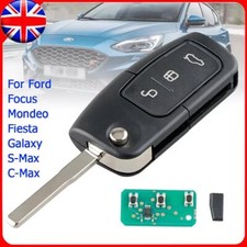 3 Button Remote Flip Key Fob