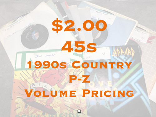 45s 90s country stars - &,