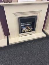 Flamerite Ennio Electric Fire, Radia Flame, Cinder Log Effect. Manual Control.