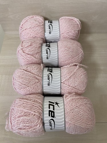 Baby sparkle yarn - light, pink