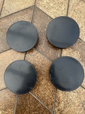 Plain Black Wheel Centre Caps 75mm 75-72