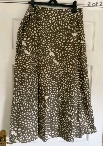 Boden khaki green cream long - boden,