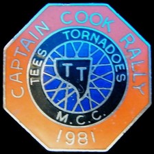 1981 Captain Cook Rally pin