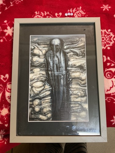 Vintage framed r giger - , h