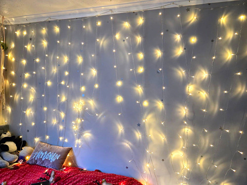 306 warm white led curtain - 306,