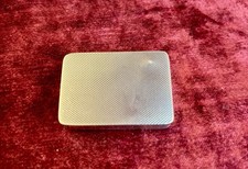 A Lovely Solid Silver Gilt Pill Box.