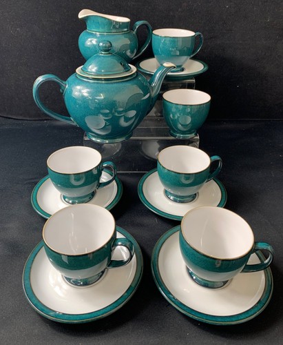 Denbies vintage teal - teal, white