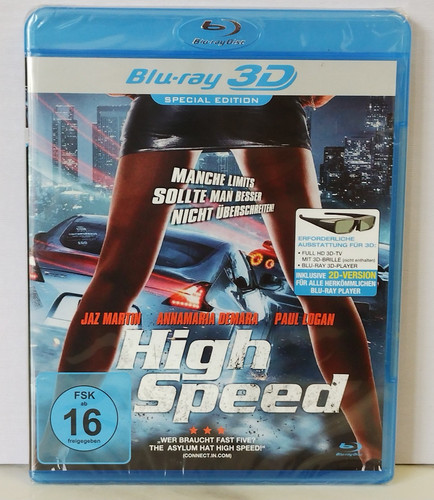 High speed blu ray - high, 3d