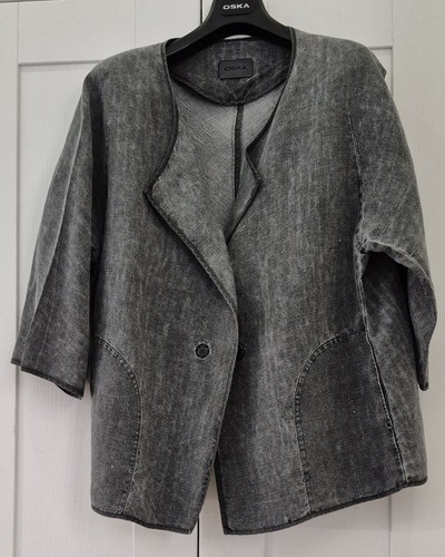 Oska heavy linen grey - oska,