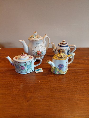 Group miniature teapots - group, of