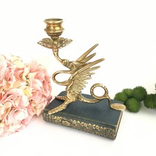 Antique Victorian Brass Winged