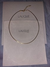 LALIQUE CHOKER NECKLACE ADJUSTABLE FITS ALL.