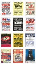 The Beatles UK Concert Posters Trading Card Set Vol 1