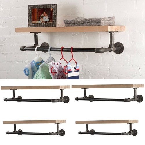 Metal retail garment rack - metal, wall