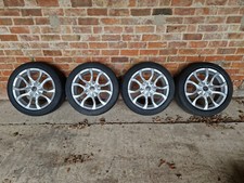Wolfrace Assassin 17 Inch Silver Alloy Wheels X 4 Very Good Condition 5 x 100