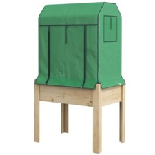 Outsunny Wooden Raised Planter