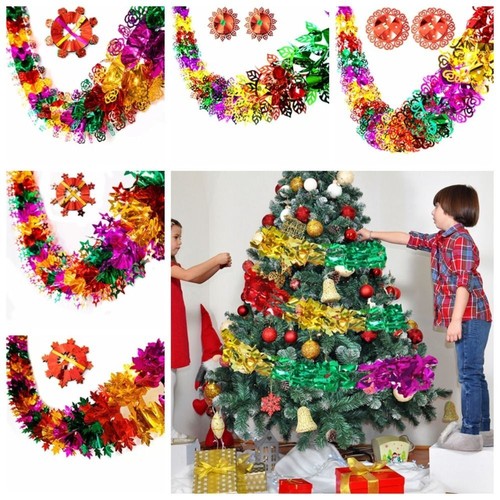 Christmas foil garland extra - garland,